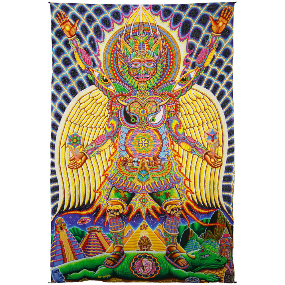 Human Evolution Heady Art Print Tapestry by Sunshine Joy